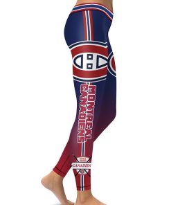 NHL Montreal Canadiens AOP High Waist Leggings