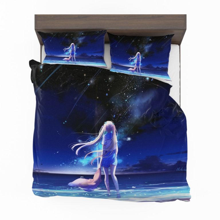 Night Sea Blue Beach Bedding Set