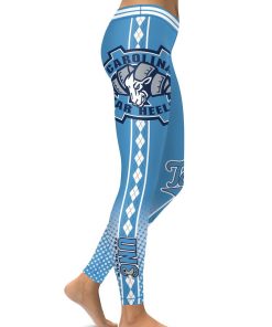 North Carolina Tarheels AOP High Waist Leggings