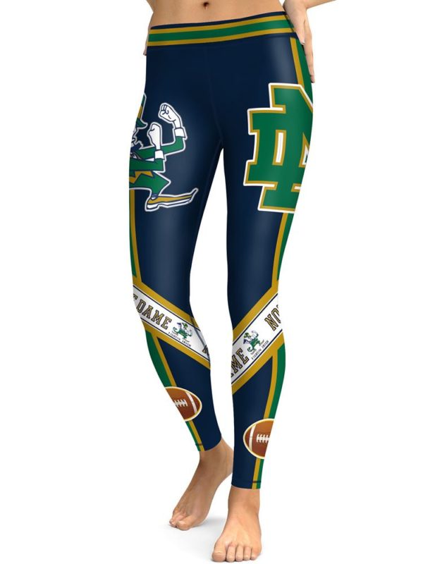Notre Dame Fighting Irish High Waist Leggings