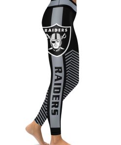 Oakland Raiders Football Team Womens High Waisted Tights & Leggings Oakland Raiders Football Team Womens High Waisted Tights & Leggings