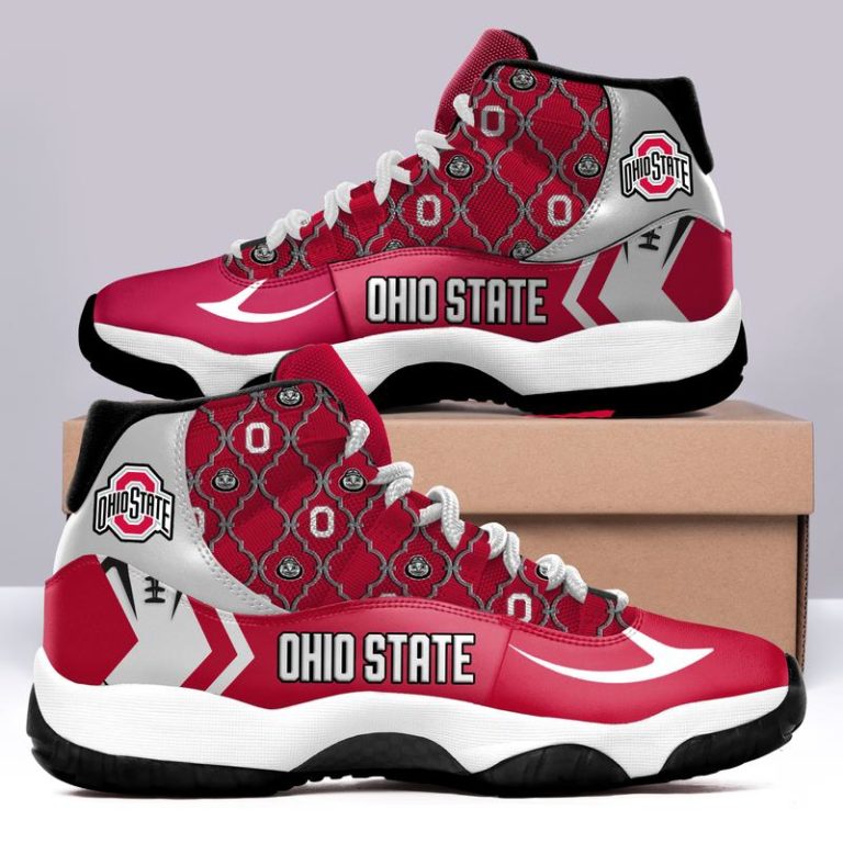 Ohio State Air Jordan 11 Sneaker