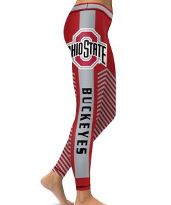Ohio State Buckeyes High Waist Leggings