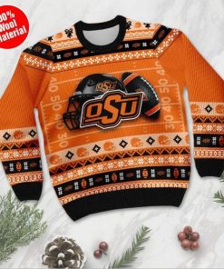 Oklahoma State Cowboys Custom Ugly Christmas Sweater Oklahoma State Cowboys Custom Ugly Christmas Sweater