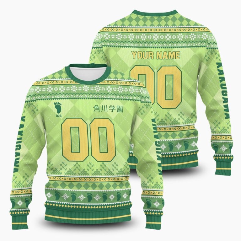 Personalized Team Kakugawa Unisex Wool Sweater