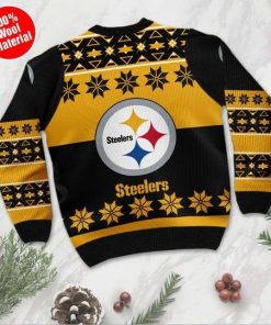 Pittsburgh Steelers Wool Ugly Christmas Sweater