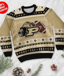 Purdue Boilermakers Custom Ugly Christmas Sweater