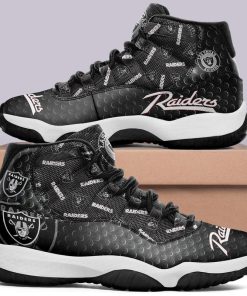 Raiders Football Air Jordan 11 Sneaker