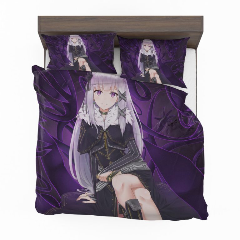 Re Zero Emilia Anime Bedding Set