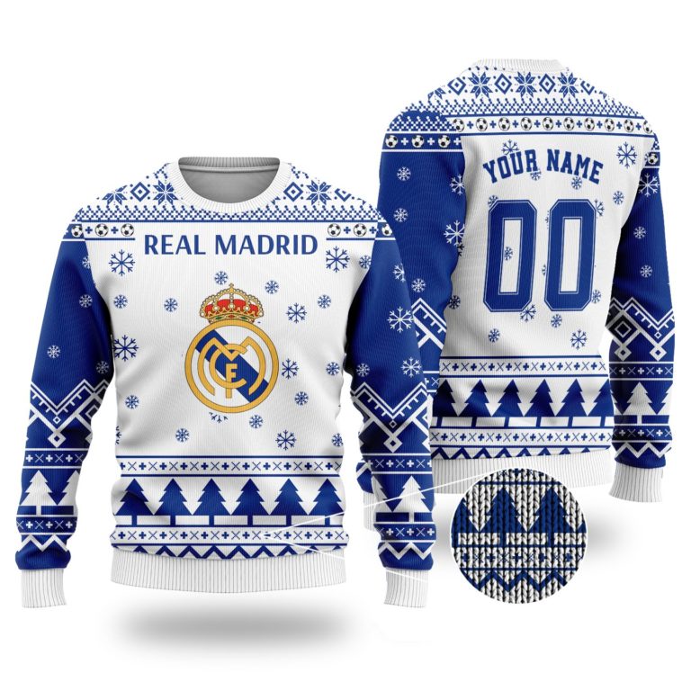 Real Madrid Custom Ugly Christmas Sweater