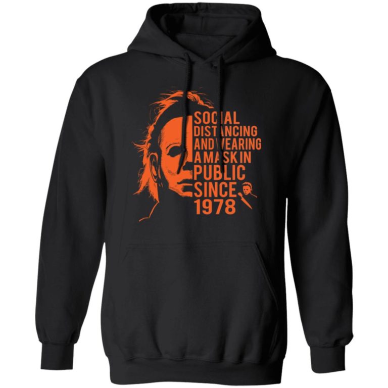 Michael Myers social distancing and wearing a mask shirt