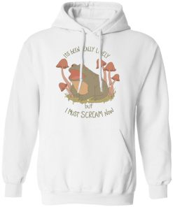 Frog its been really lovely but i must scream now shirt