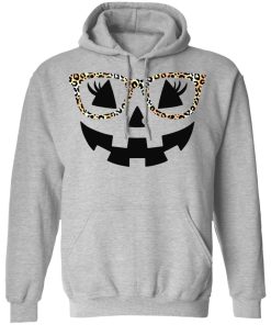 Leopard Glasses face pumpkin shirt