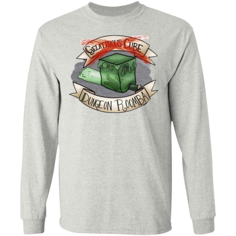 Gelatinous Cube Dungeon Roomba Shirt