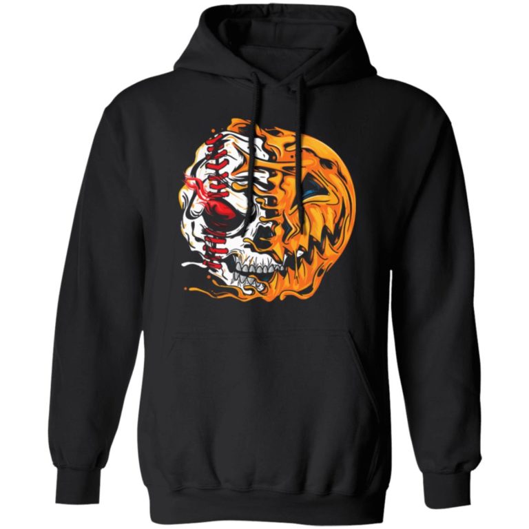 Baseball Pumpkin Skeleton shirt