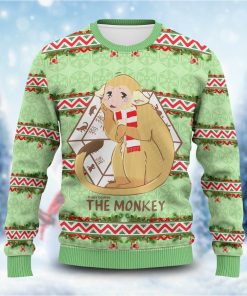 Ritsu The Monkey Unisex Wool Sweater