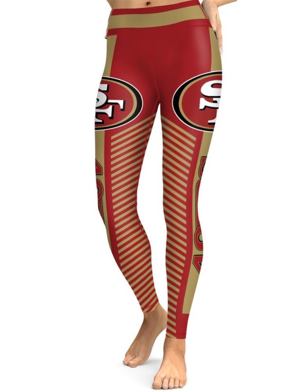 San Francisco 49ers Football High Waist Leggings