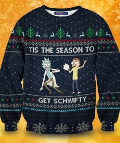 Schwifty Tis The Season Christmas Unisex Wool Sweater
