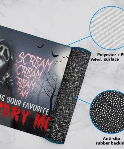 Scream Creepy What Is Your Favorite Scary Movie Halloween Doormat Scream Creepy What Is Your Favorite Scary Movie Halloween Doormat