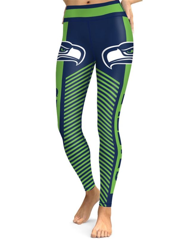 Seattle Seahawks Football Team AOP High Waist Leggings