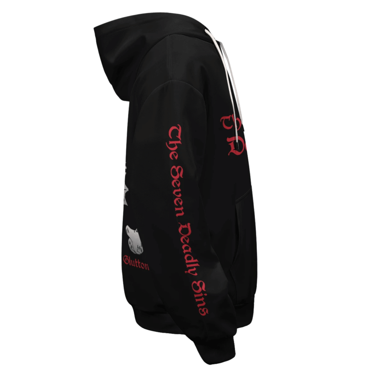 Seven Deadly Sins 3D AOP Pullover Hoodie