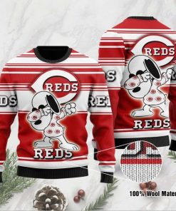 Snoopy Cincinnati Reds For Basebal Sweater