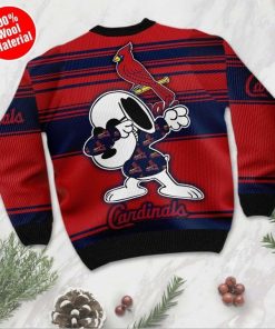 Snoopy St Louis Cardinals Ugly Christmas Sweater