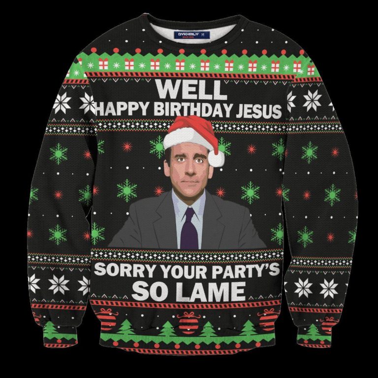 So Lame Party Unisex Wool Sweater