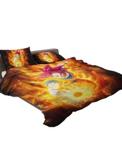 Songoku Super Sayan God Bedding Set