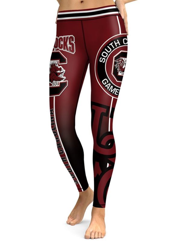 South Carolina Gamecocks Womens High Waisted Tights & Leggings
