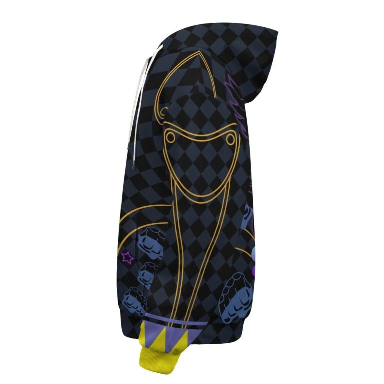 Star Platinum 3D Printed Pullover Hoodie