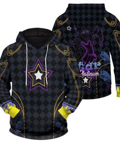 Star Platinum 3D Printed Pullover Hoodie Star Platinum 3D Printed Pullover Hoodie