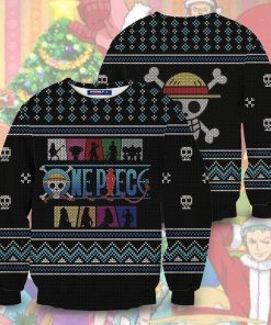 Straw Hat Crew Silhouette Unisex Wool Sweater