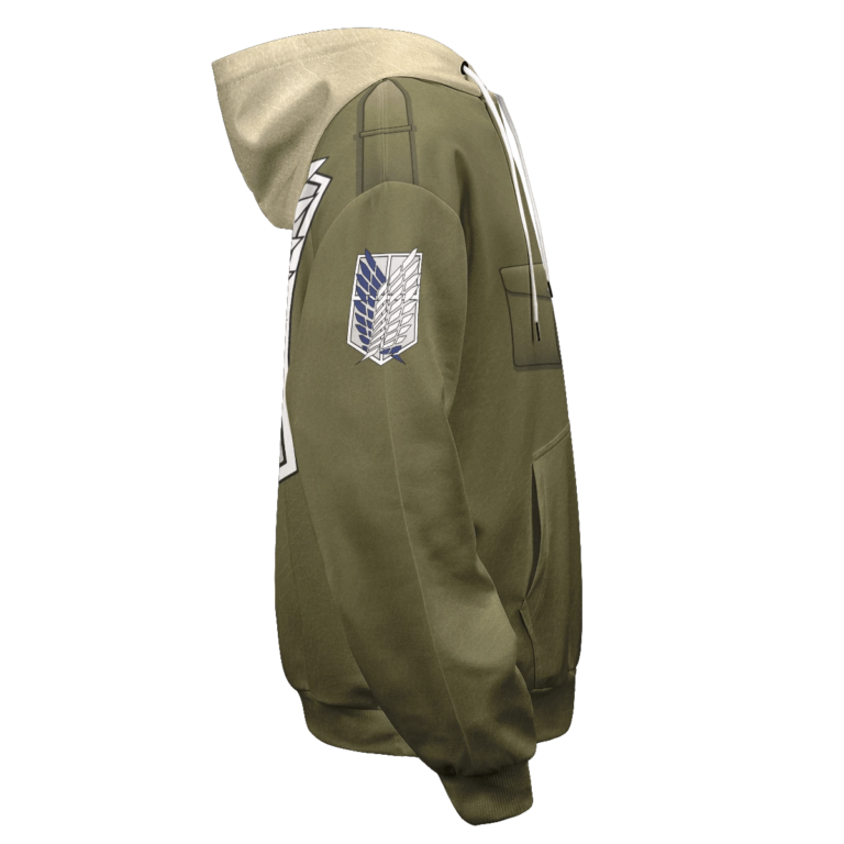 Survey Corps Uniform  Attack on Titan Unisex All Over Print Hoodie