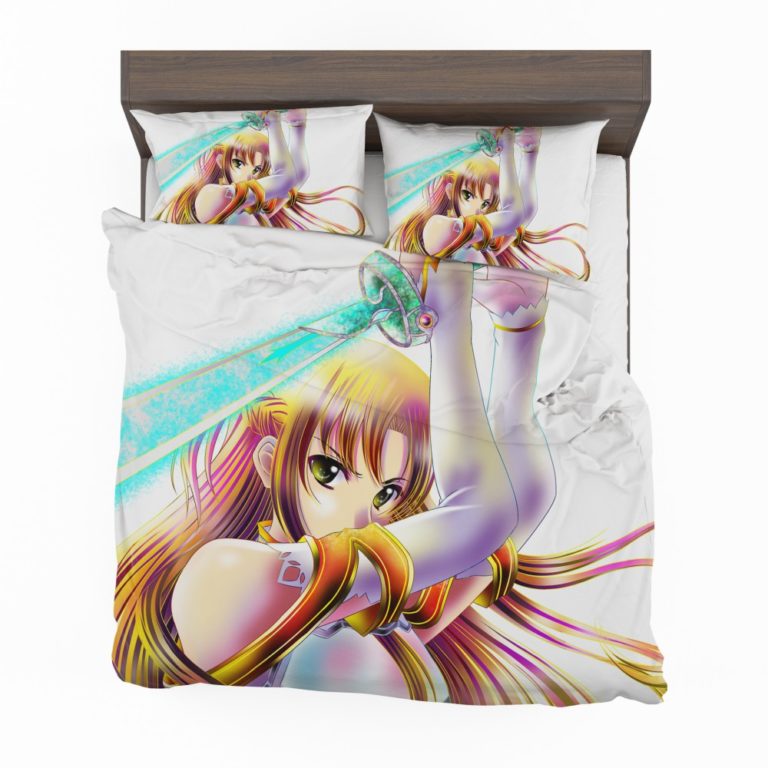 Sword Art Anime Girl Bedding Set