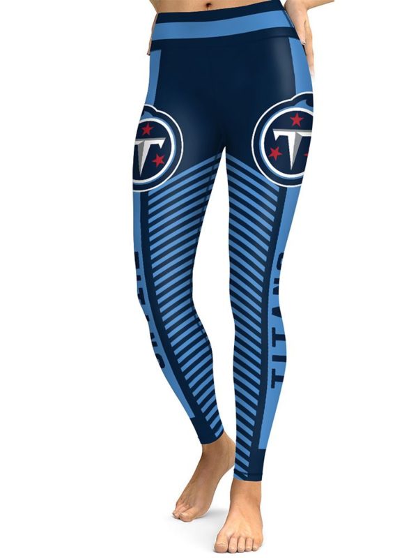 Tennessee Titans Football Team High Waist Leggings