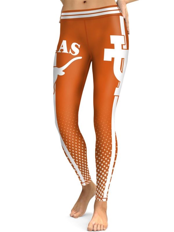 Texas Longhorns High Waist Leggings