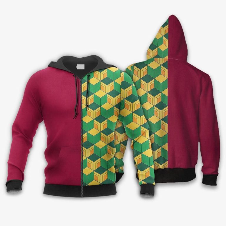 Tomioka Giyuu Costume Demon Slayer All Over Print Hoodie