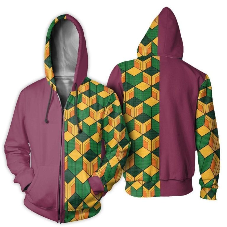 Tomioka Giyuu Demon Slayer All Over Print Hoodie