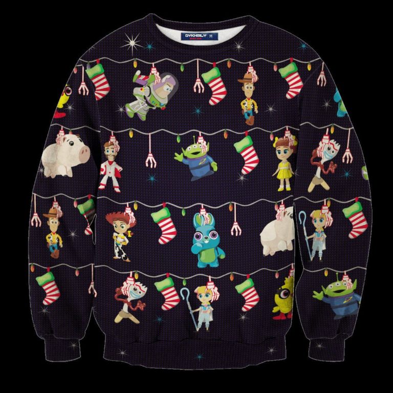 Toy Story Christmas Unisex Wool Sweater