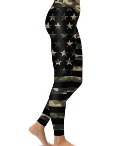 US Falg Camouflage High Waist Tights US Falg Camouflage High Waist Tights