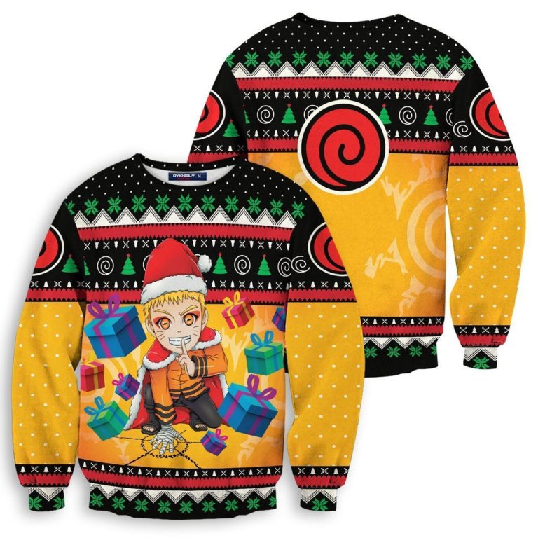 Uzumaki Naruto Christmas Wool Sweater