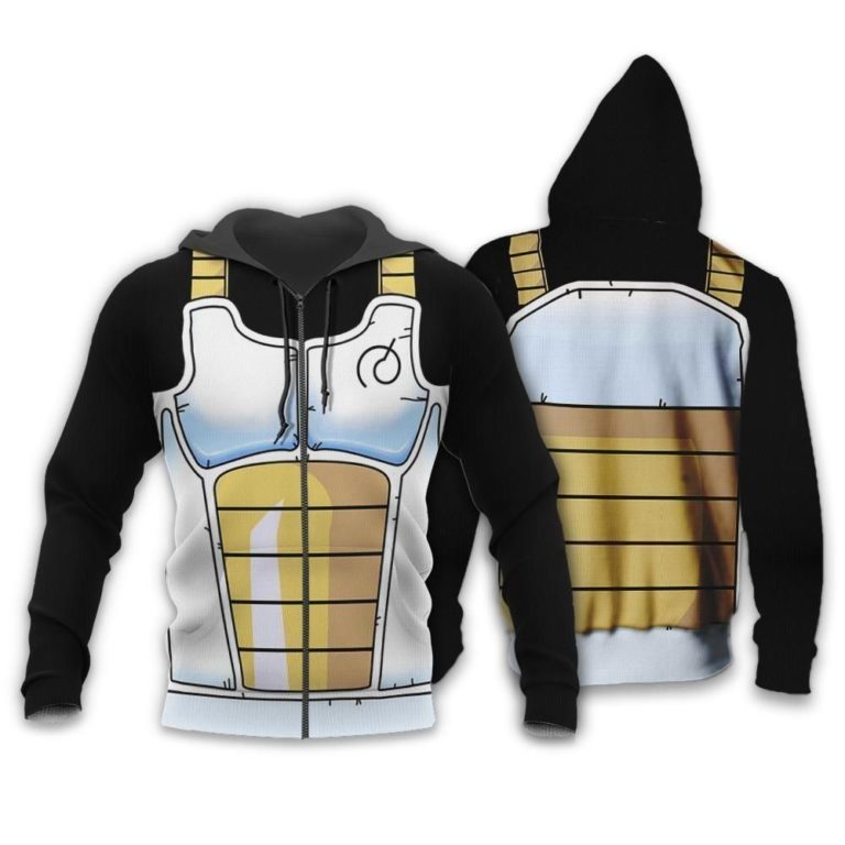 Vegeta Saiyan Battle Armor Dragon Ball Super Apparel 3D Full Print Hoodie
