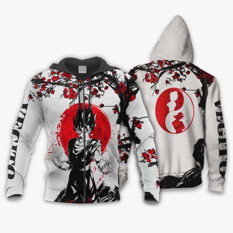 Vegito Japan Style Dragon Ball All Over Print Hoodie