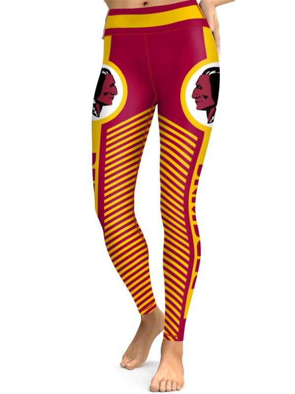 Washington Redskins Football Team High Waist Tights