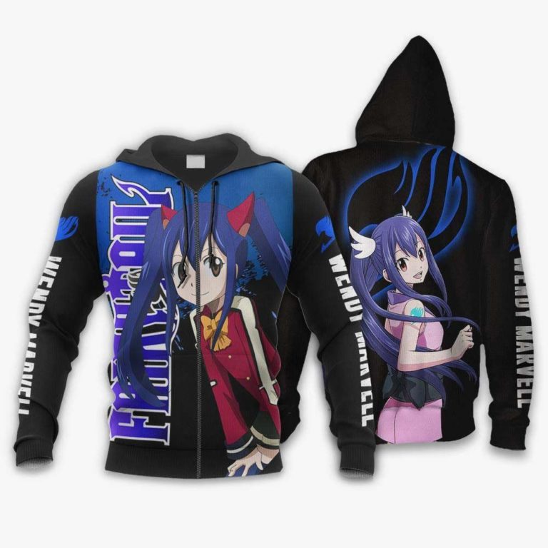 Wendy Marvell Fairy Tail Anime Merch 3D Full Print Hoodie