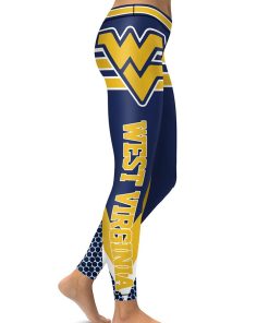 West Virginia Mountaineers High Waist Leggings
