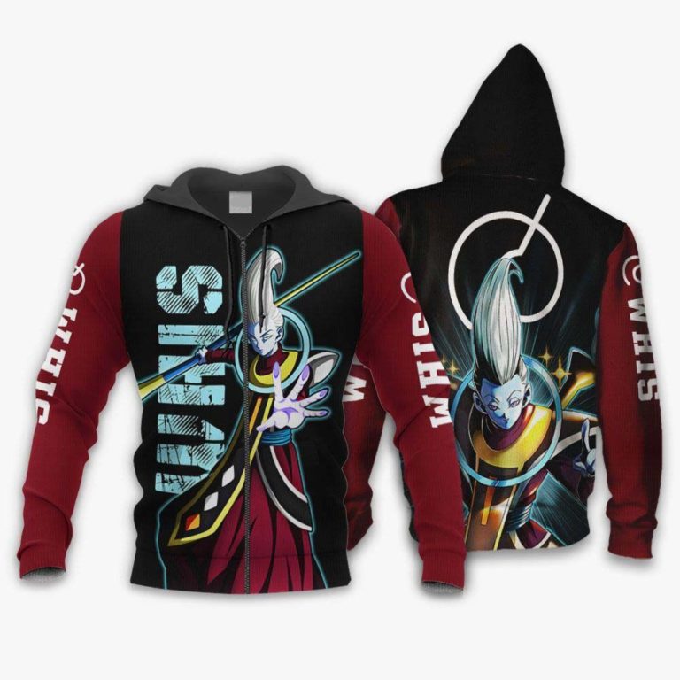 Whis Dragon Ball All Over Print Hoodie