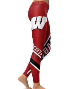 Wisconsin Badgers High Waist Leggings Wisconsin Badgers High Waist Leggings