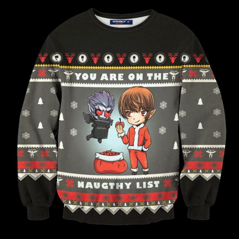 Yagami Naughty List Unisex Wool Sweater
